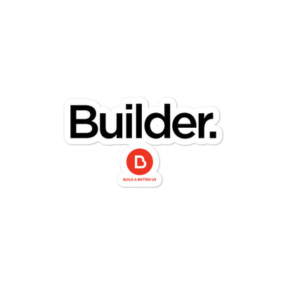 Builders Bubble-free stickers