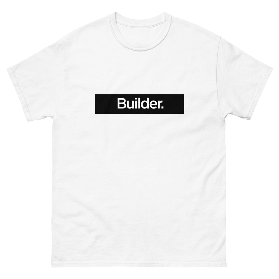 "Builder." Men's tee